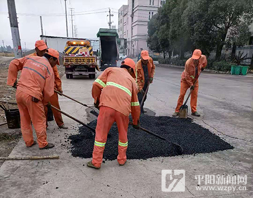 平阳吹响冬季公路日常养护集结号