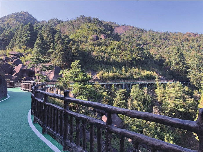 苍南:玉苍山景区(森林公园)绿道工程竣工验收 百米绿道串起森林旅游新风景