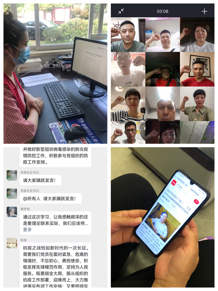线上研讨 线下战疫 苍南主题党日党史教育“不断档”