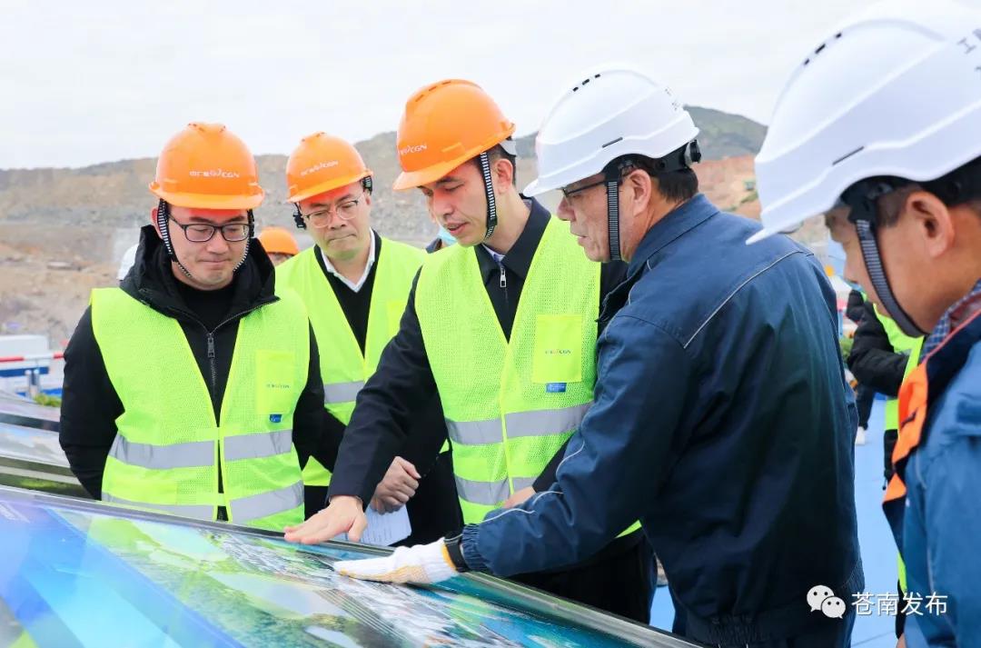 张本锋赴三澳核电开展“三服务”活动：项目建设有进度 留工过年有温度