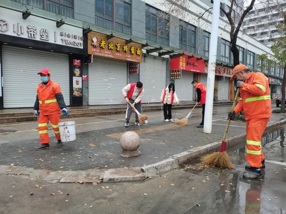 龙湾区推进“全域大扫除、和美过新年”人居环境整治活动