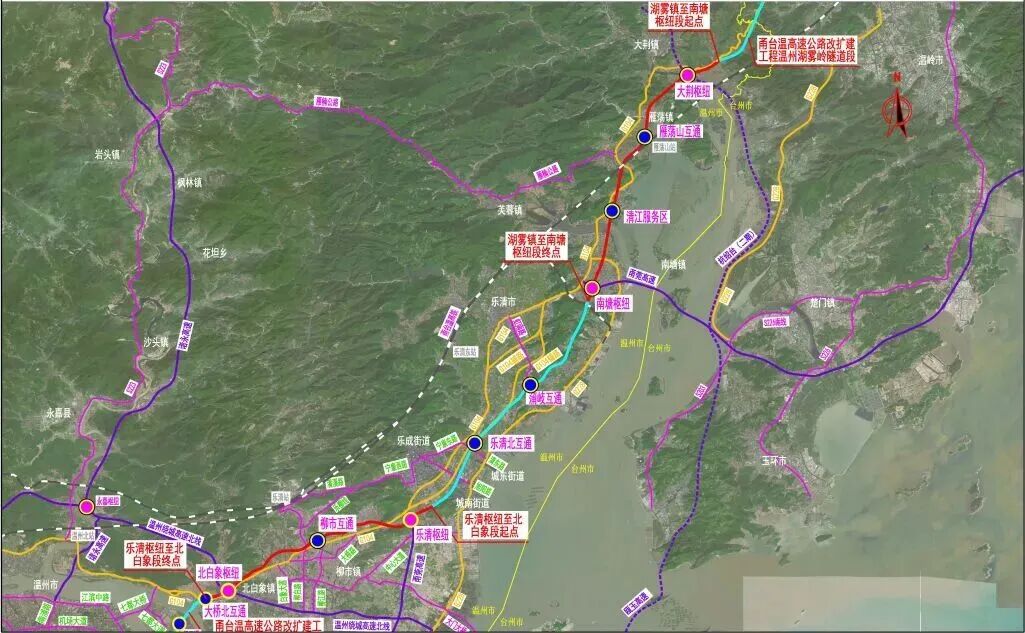 乐清这条高速,先行段建成通车!途经多个镇街……