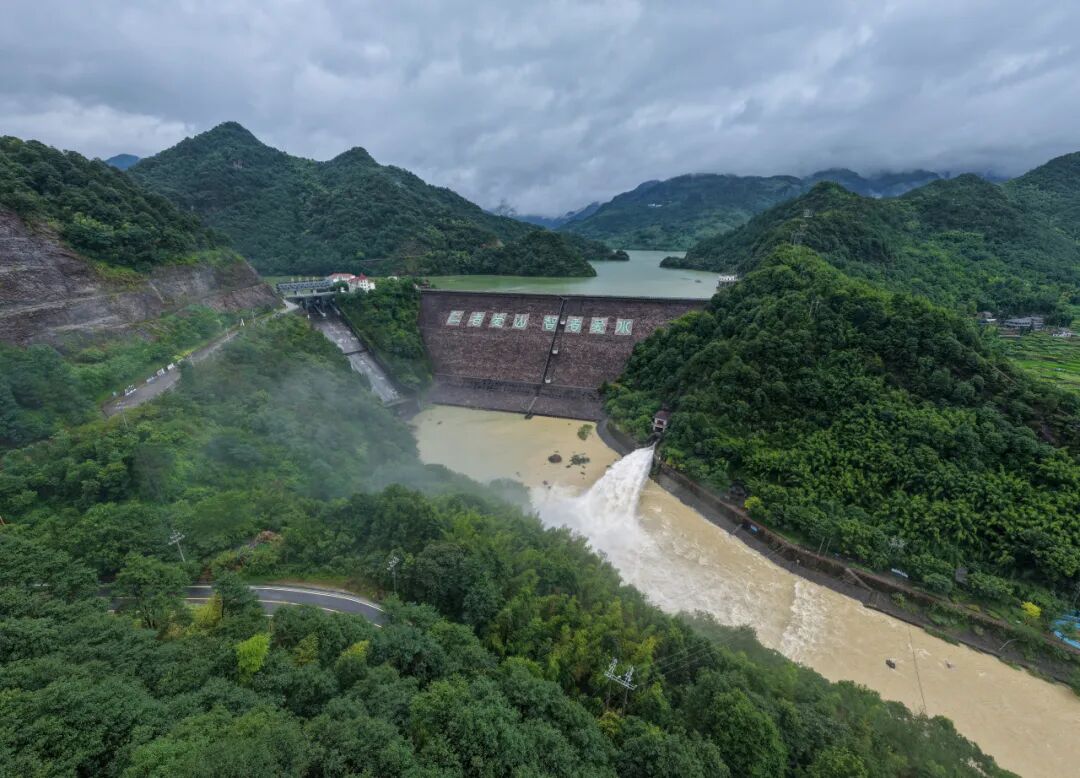 泽雅水库泄洪腾库容